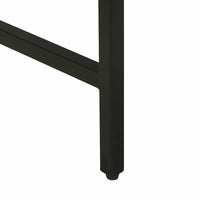 Komoda 100x35x70 cm Kieta mediena, šiurkšti mango - Namų Idėja