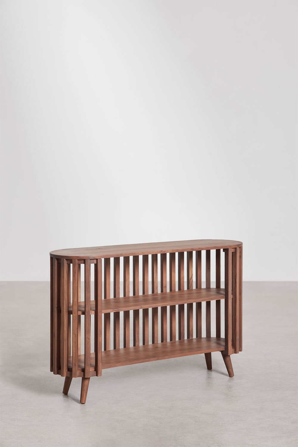 Komoda DRAGOR, 120×35 cm, tamsus akacijos atspalvis