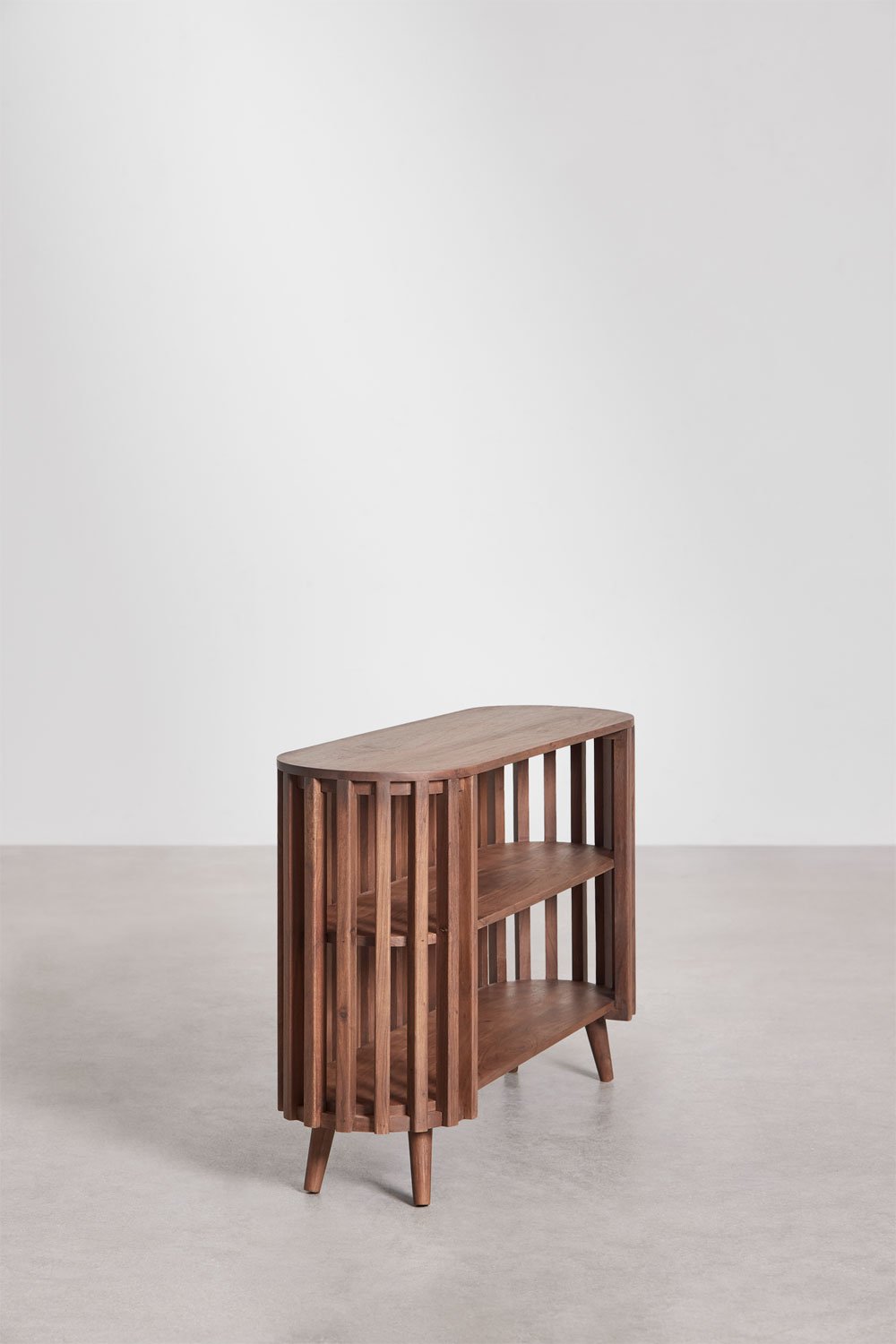 Komoda DRAGOR, 120×35 cm, tamsus akacijos atspalvis