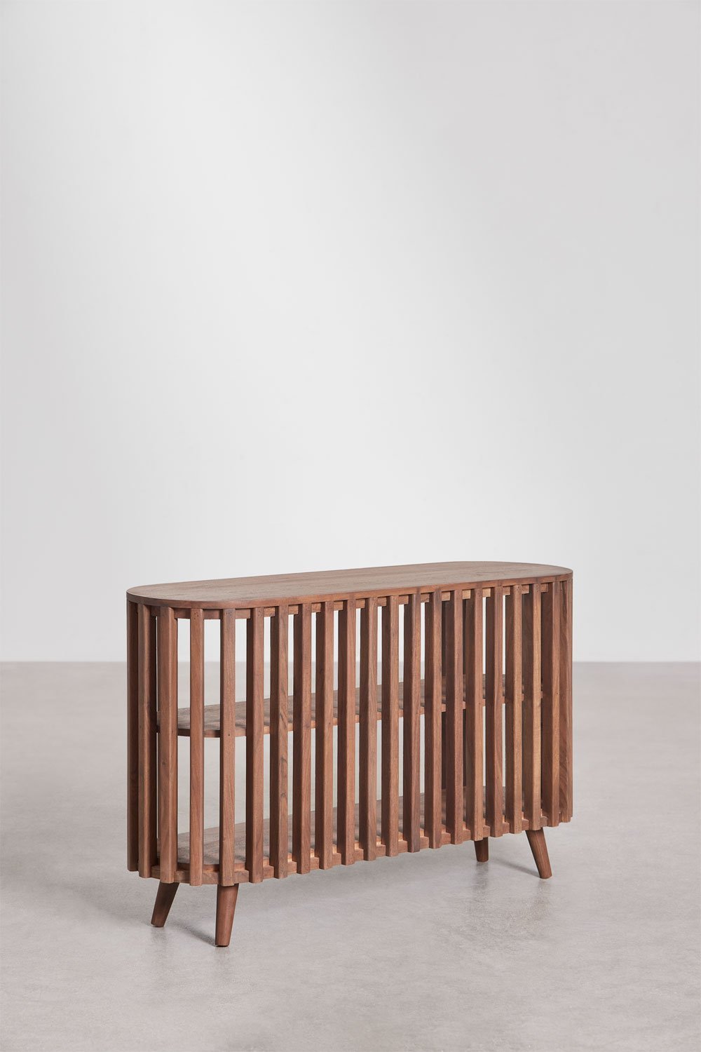 Komoda DRAGOR, 120×35 cm, tamsus akacijos atspalvis