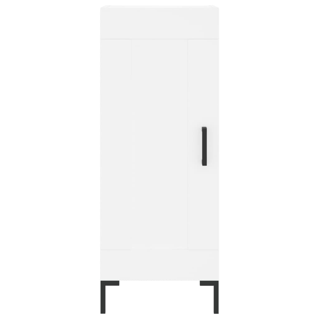 Komoda, baltos spalvos, 34,5x34x180cm, apdirbta mediena - Namų Idėja