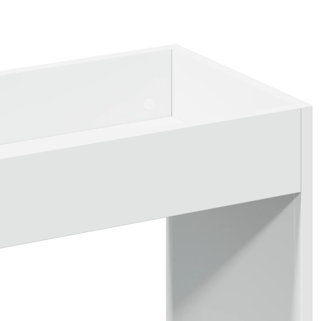 Komoda, baltos spalvos, 92x33x180cm, apdirbta mediena - Namų Idėja
