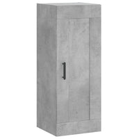Komoda, betono pilkos spalvos, 34,5x34x180cm, apdirbta mediena - Namų Idėja