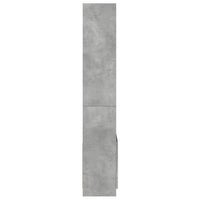 Komoda, betono pilkos spalvos, 63x33x180cm, apdirbta mediena - Namų Idėja