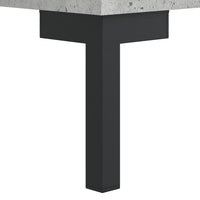 Komoda, betono pilkos spalvos, 69,5x34x180cm, apdirbta mediena - Namų Idėja