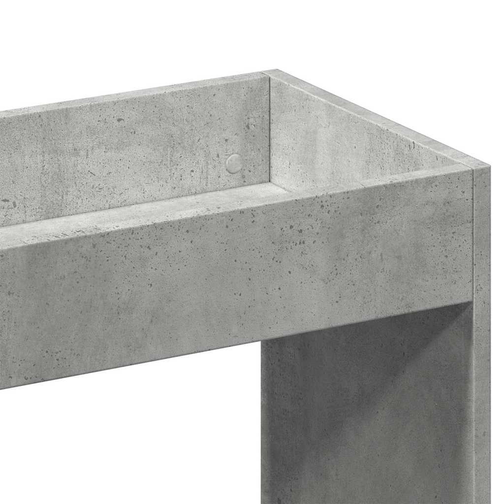 Komoda,  betono pilkos spalvos, 92x33x140cm, apdirbta mediena - Namų Idėja