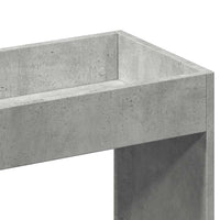 Komoda,  betono pilkos spalvos, 92x33x140cm, apdirbta mediena - Namų Idėja