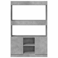 Komoda,  betono pilkos spalvos, 92x33x140cm, apdirbta mediena - Namų Idėja