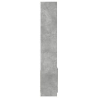 Komoda, betono pilkos spalvos, 92x33x180cm, apdirbta mediena - Namų Idėja