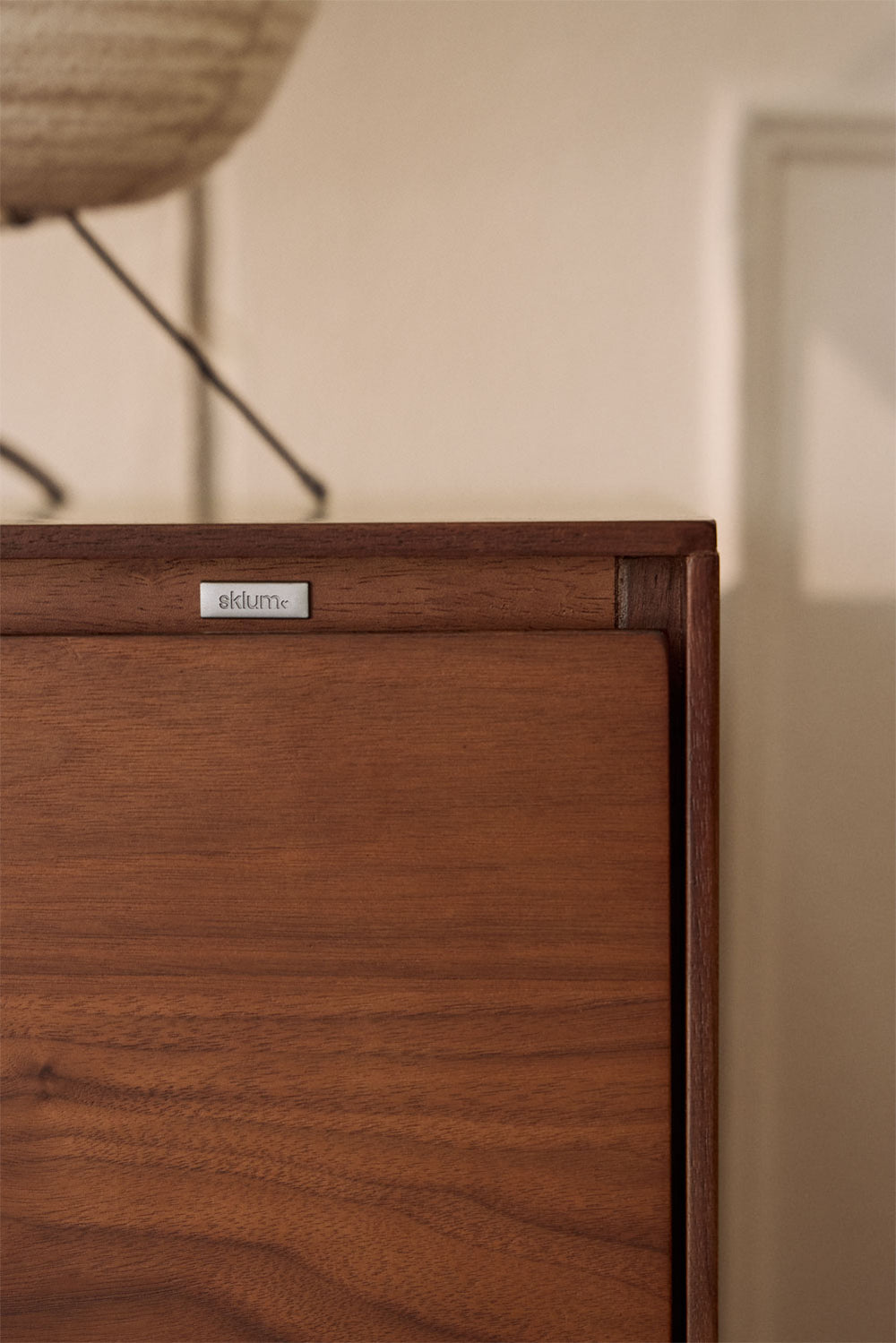 BONKISA chest of drawers, natural veneer