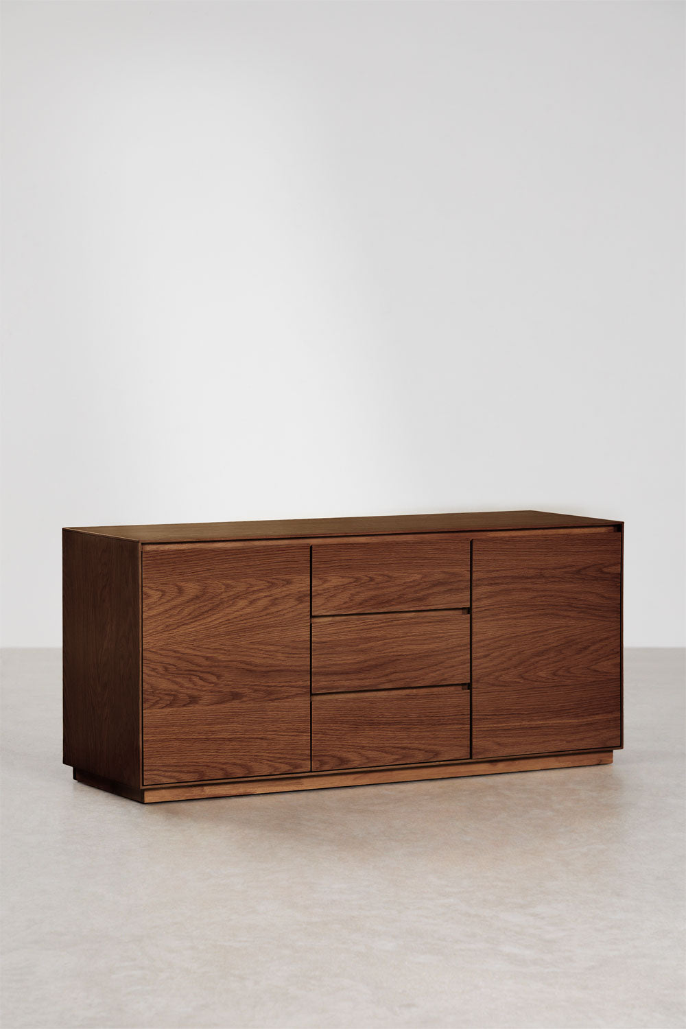 BONKISA chest of drawers, natural veneer
