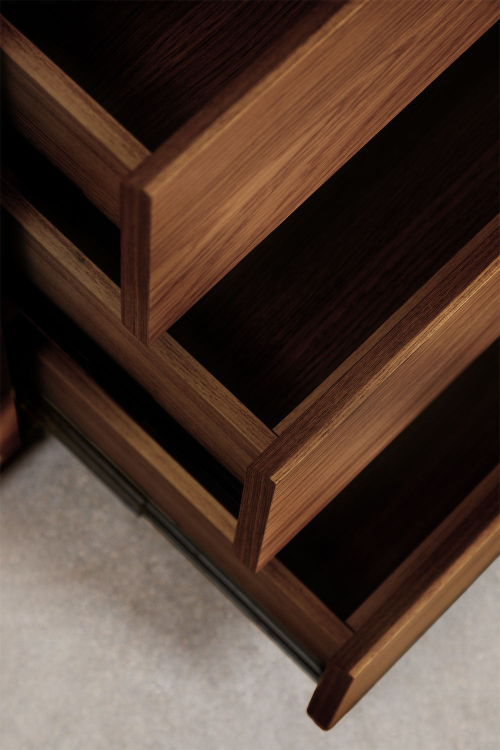 BONKISA chest of drawers, natural veneer