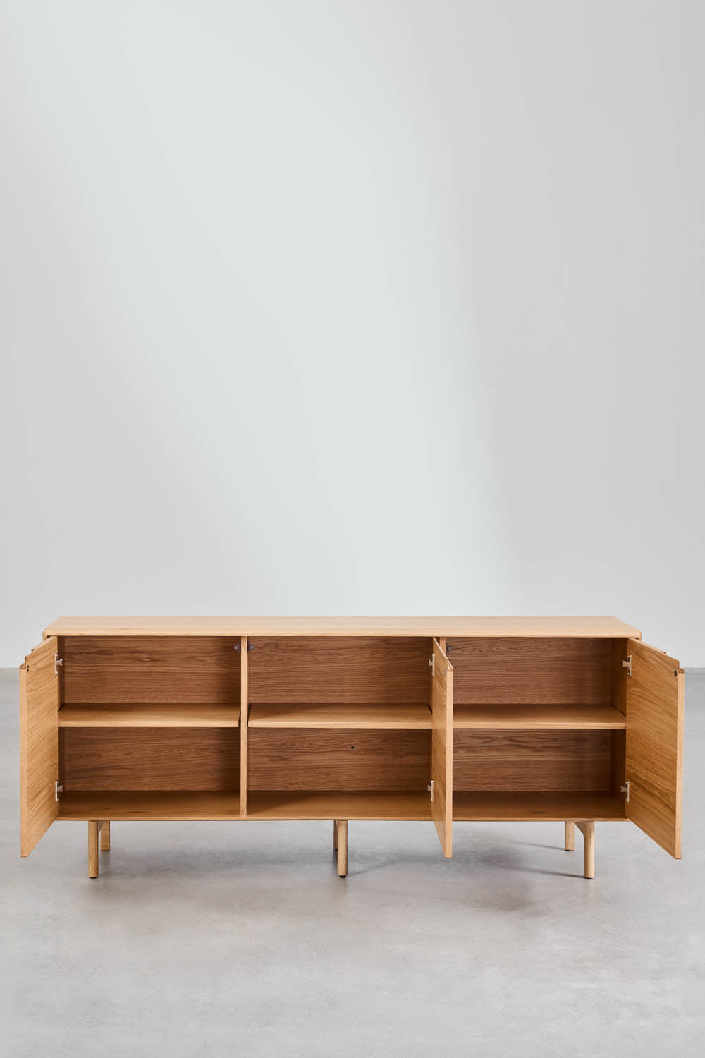 Komoda-bufetas FENUORA 180x45 cm, medžio lukštas