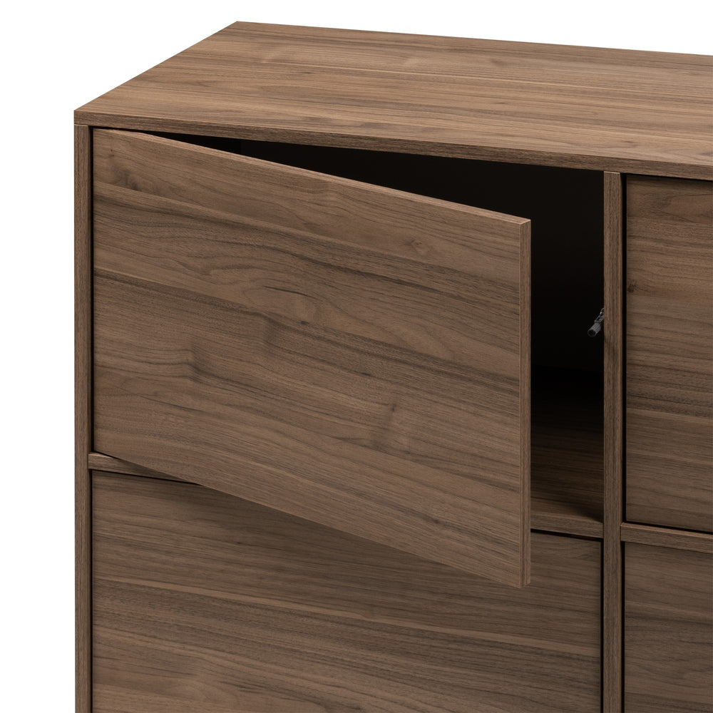 Chest of drawers GENIAL, 4 doors, orehas royal