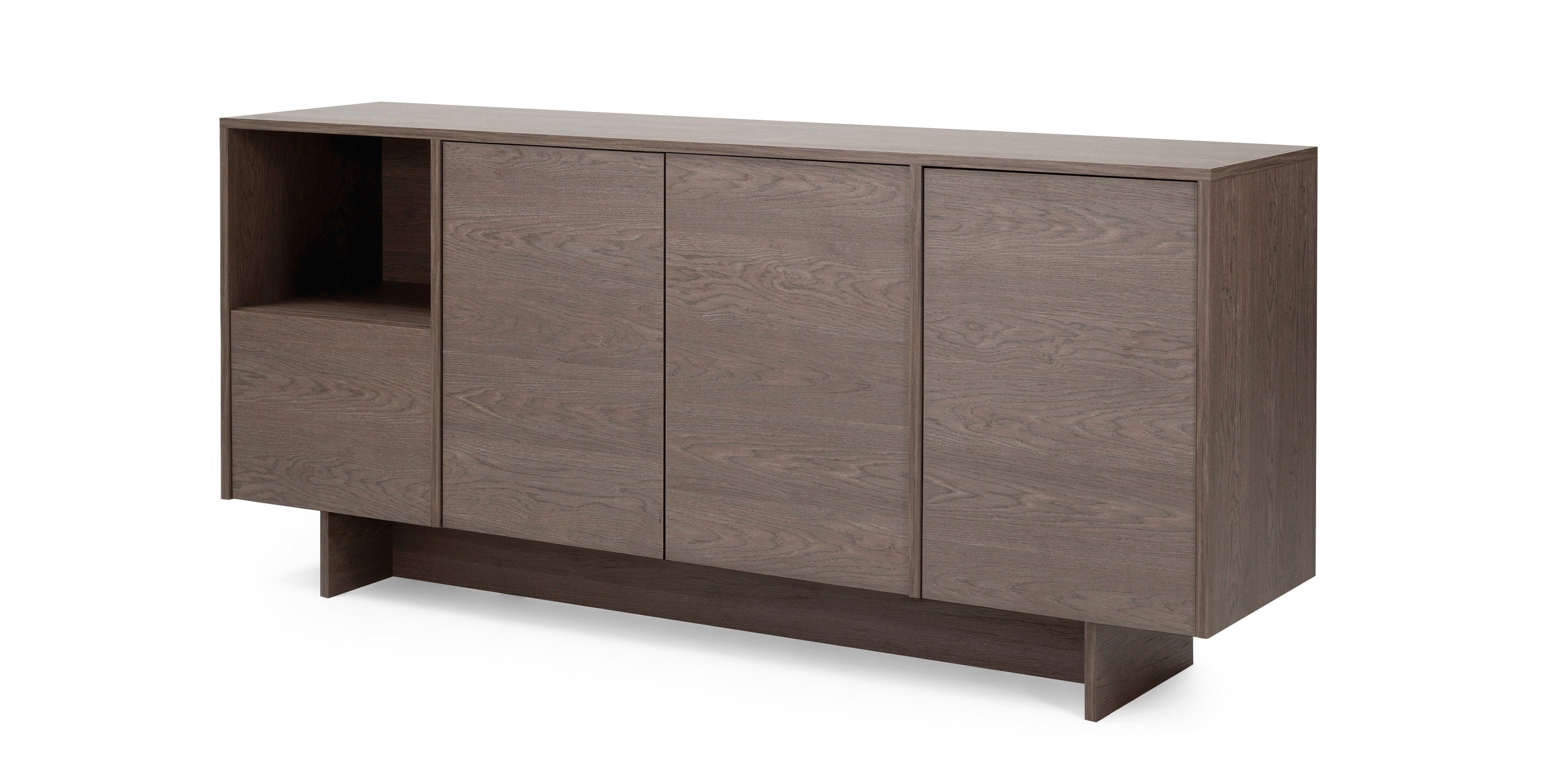 Chest of drawers GOLFE, four doors, Baltic storm oak