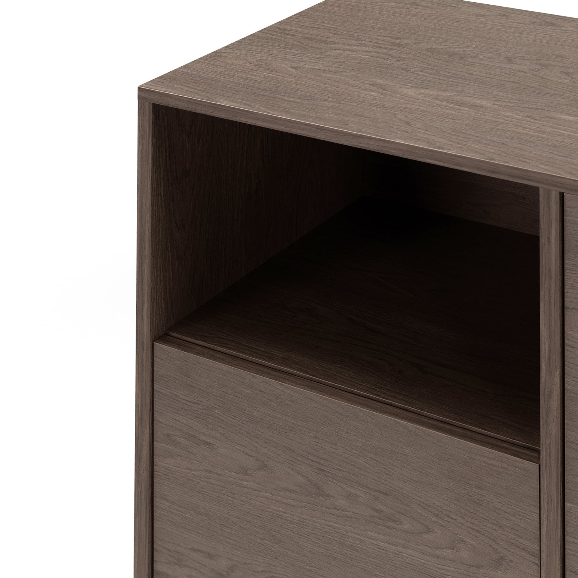 Chest of drawers GOLFE, four doors, Baltic storm oak