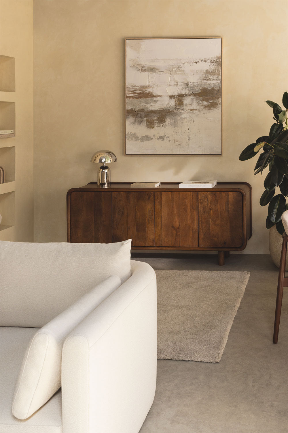 GRUEA mango wood chest of drawers
