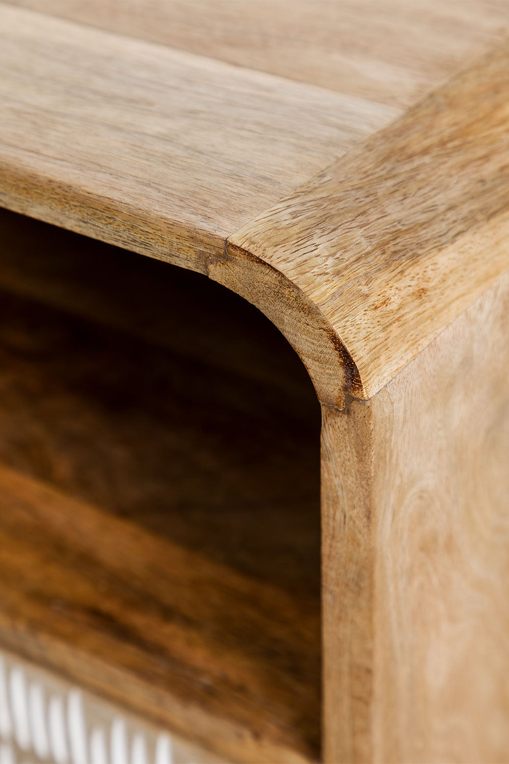 KOREORO chest of drawers, mango wood, 2 drawers