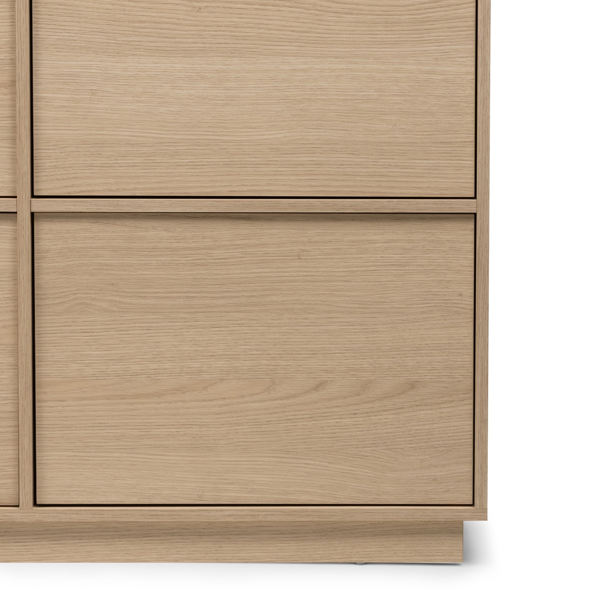Chest of drawers GENIAL, 8 doors, Lindberg oak, 220 cm