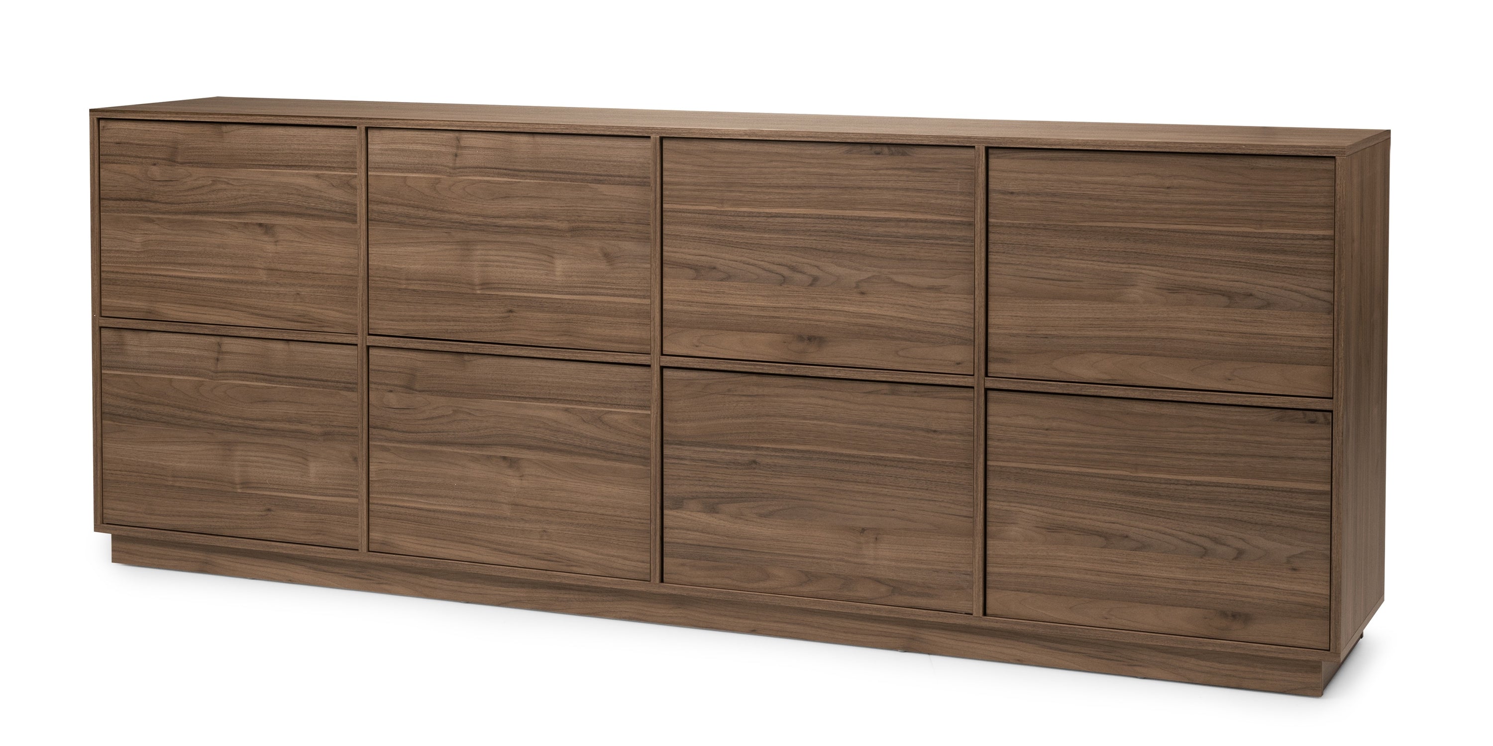 Komoda GENIAL, 8 durys, orehas royal, 220 cm