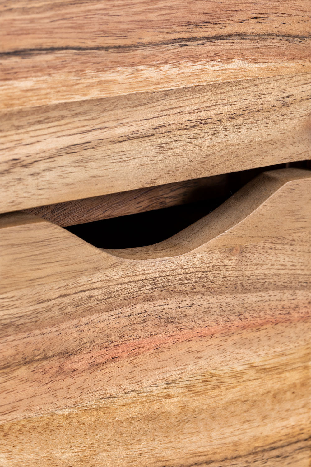TIRVETU chest of drawers, acacia wood