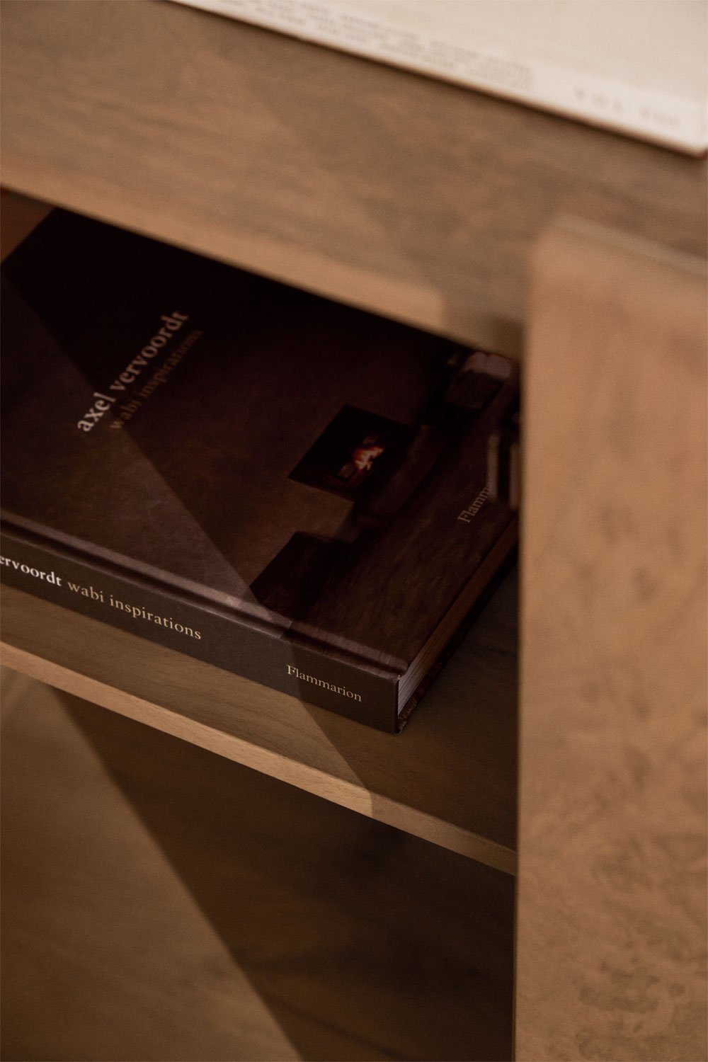 Komoda ABIGAILE, natūrali mango mediena 160x40 cm