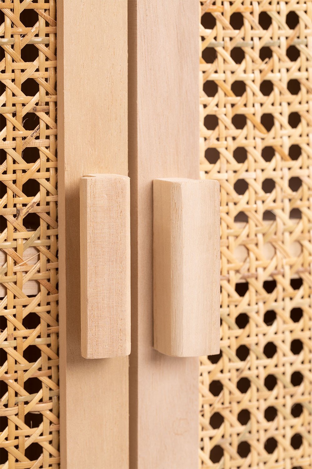 Spintelė su 2 lentynomis RELDU, paulovnijos medžio