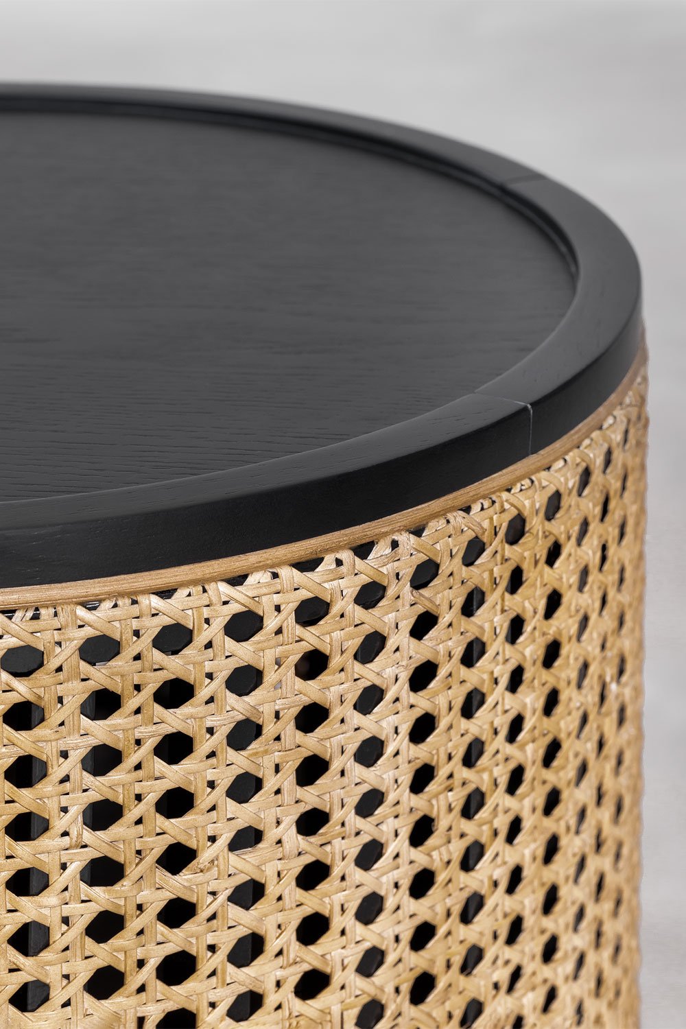 Komoda CDANEOA, ąžuolo faneruotė ir ratanas