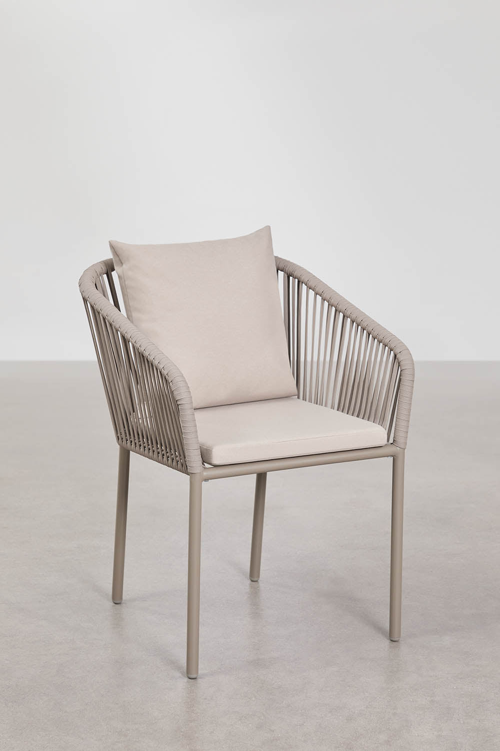 Komplektas AGNES Classic, stalas 160x90 cm, 4 kėdės, moka ruda