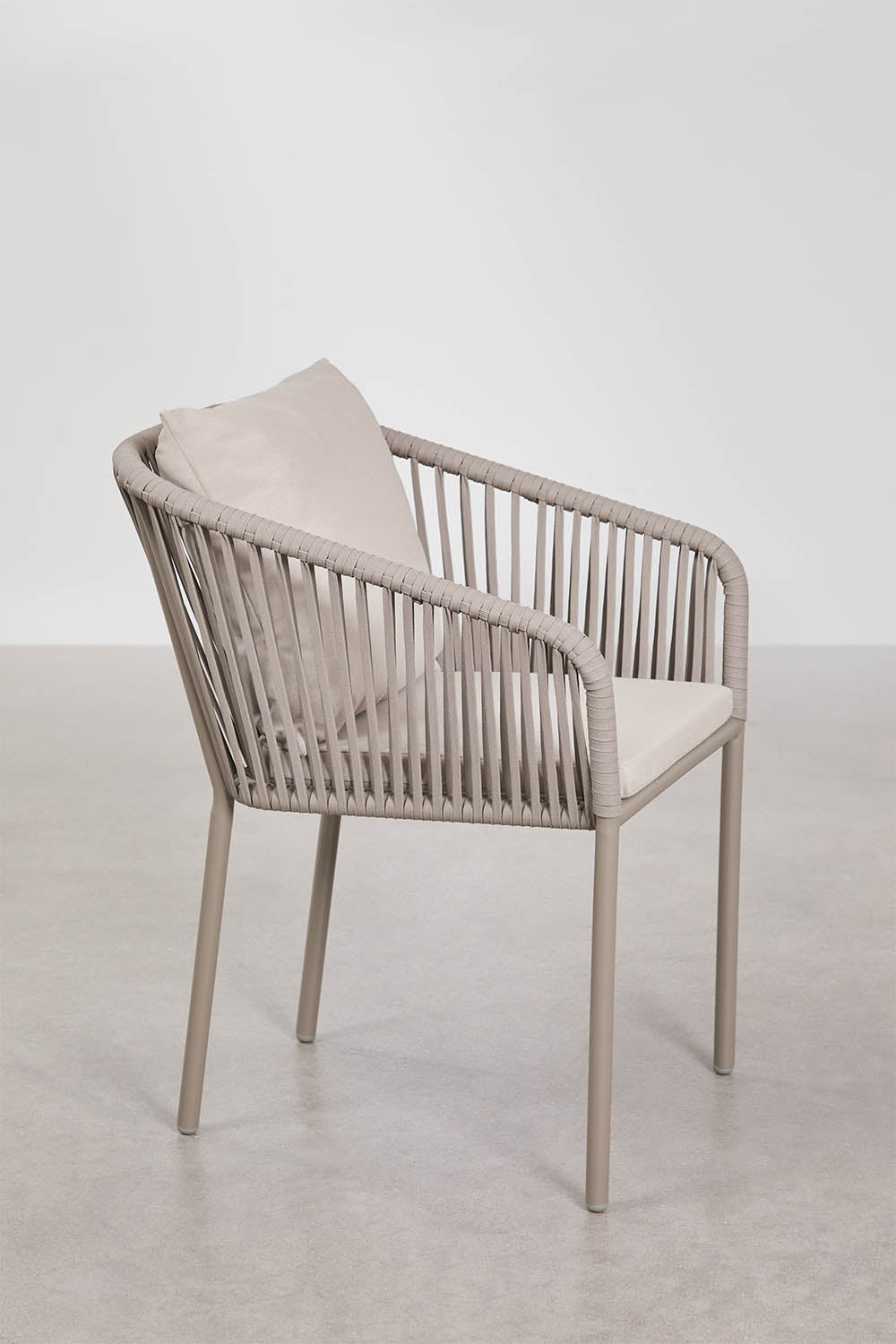 Komplektas AGNES Classic, stalas 160x90 cm, 4 kėdės, moka ruda