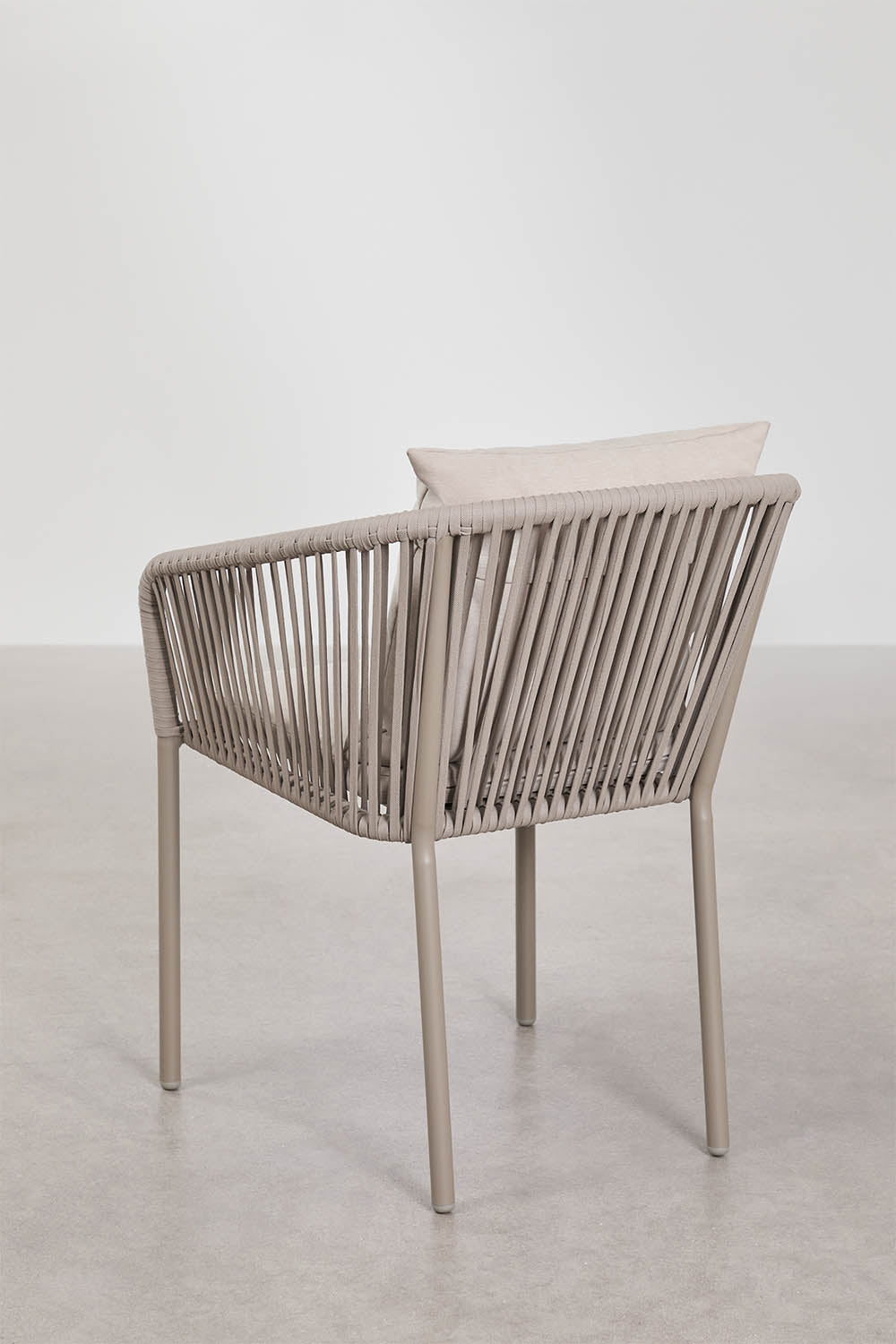 Komplektas AGNES Classic, stalas 160x90 cm, 4 kėdės, moka ruda