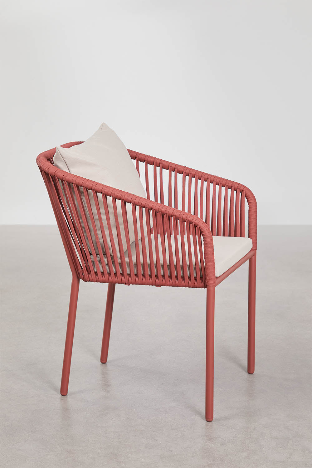 Komplekts AGNES Classic, galds 160x90 cm, 4 krēsli, terakota