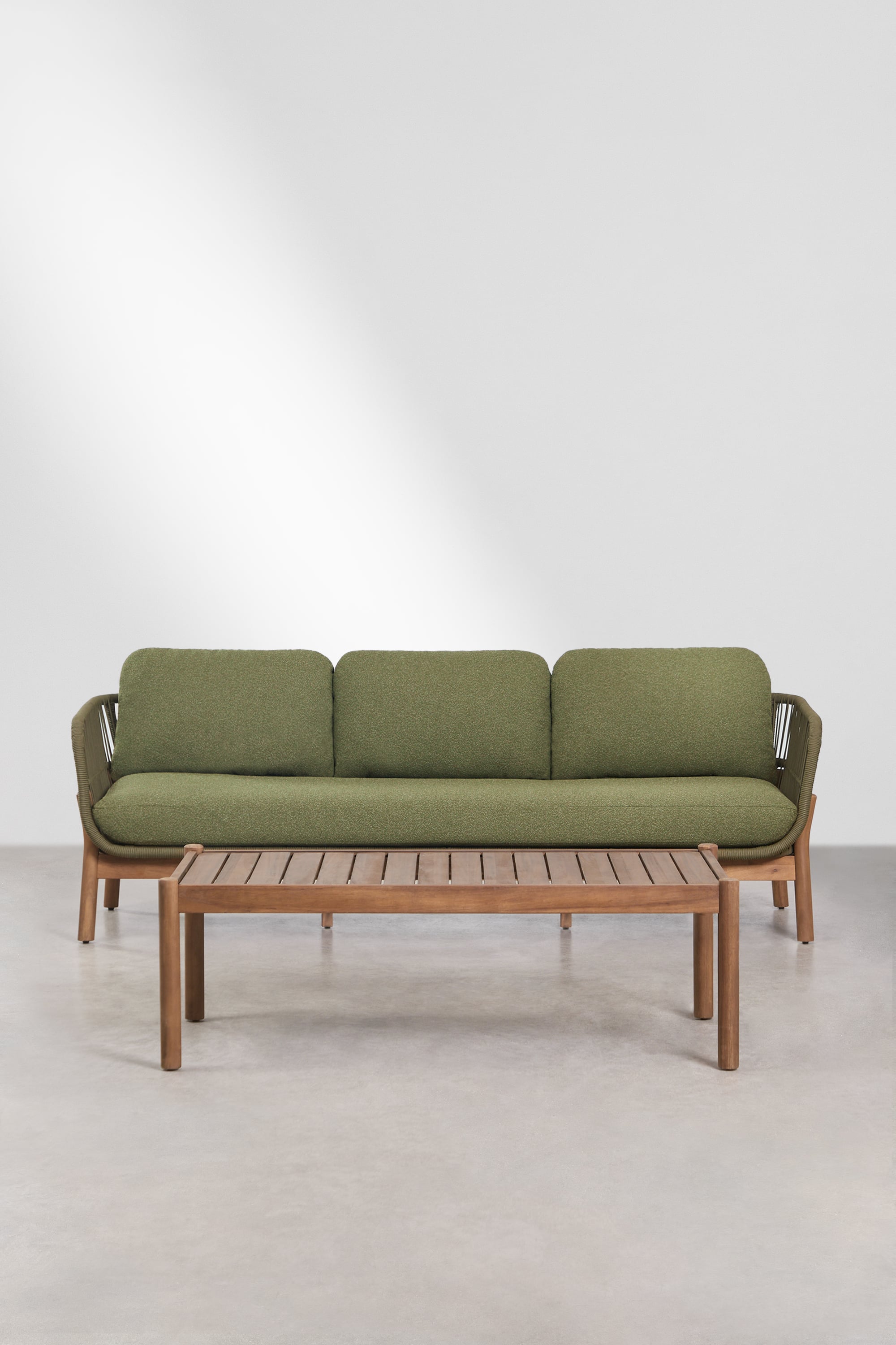 Komplektas AKACIJA, sofa ir staliukas (1 var.)