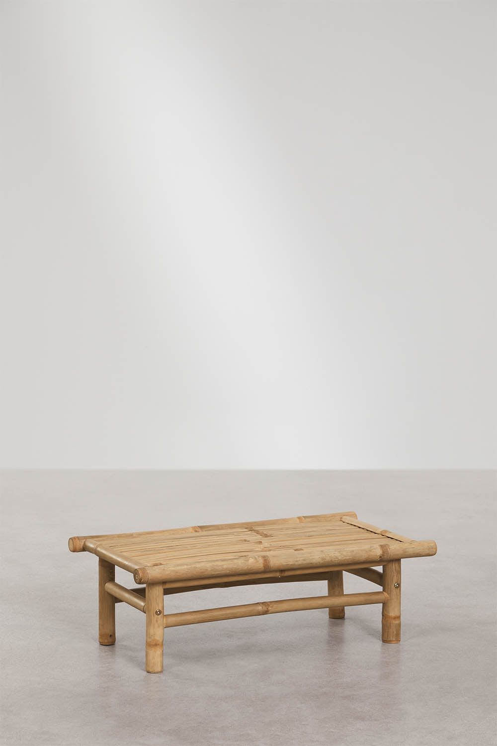 BAMBUS set, sofa and side table, mocha brown