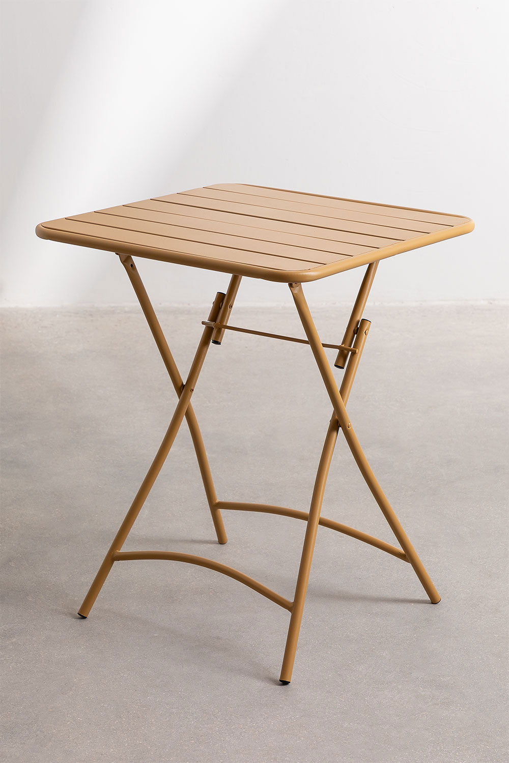 COLORO set, table and 2 chairs, mustard yellow
