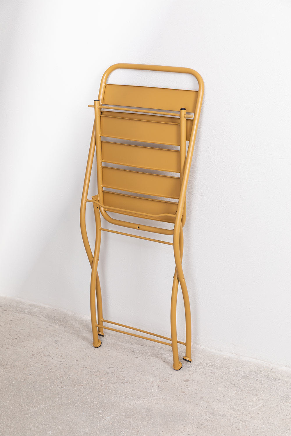 COLORO set, table and 2 chairs, mustard yellow