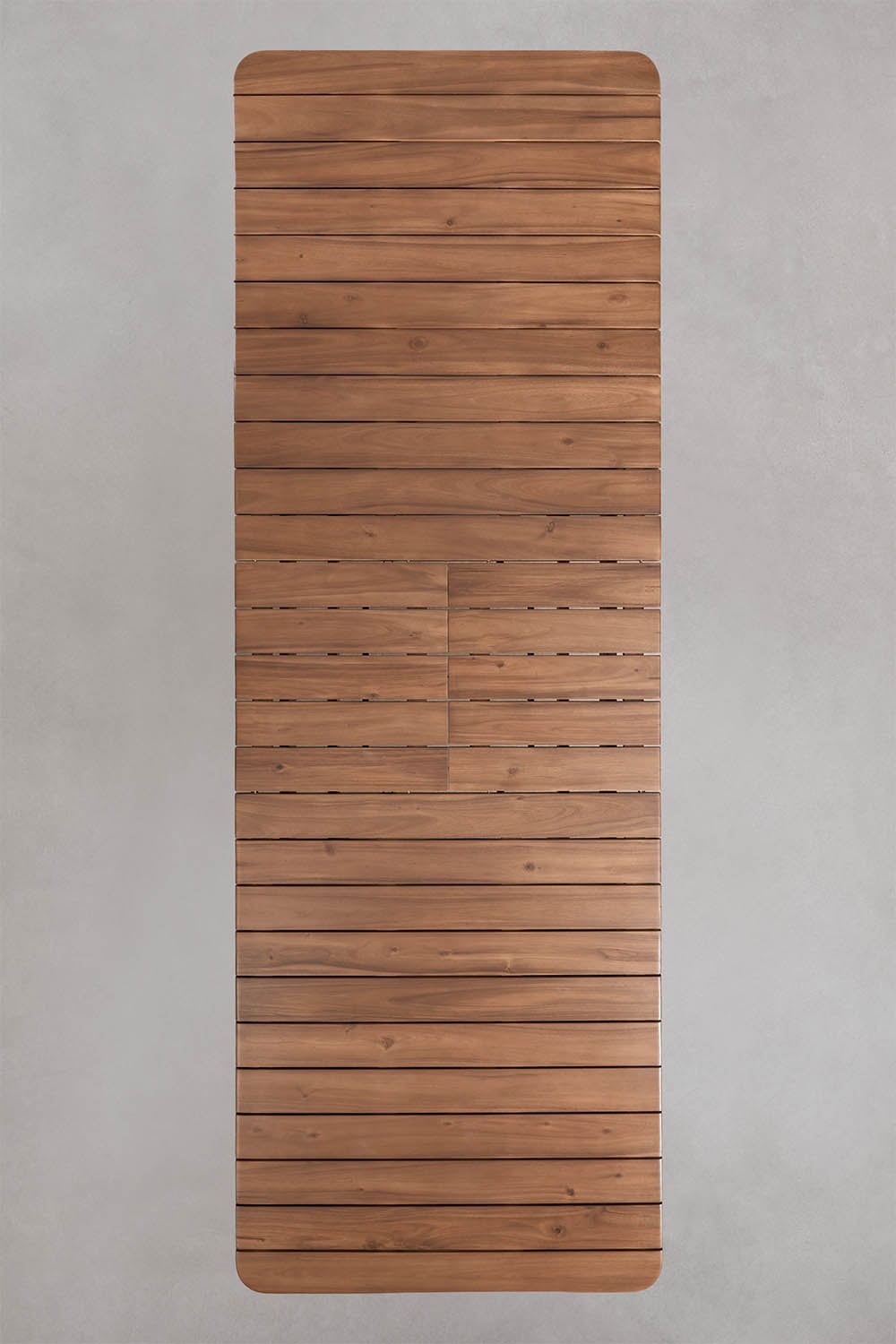 Komplektas DAIVA, 250-310 cm, 8 kėdžių KRISTINE, tamsus (2)