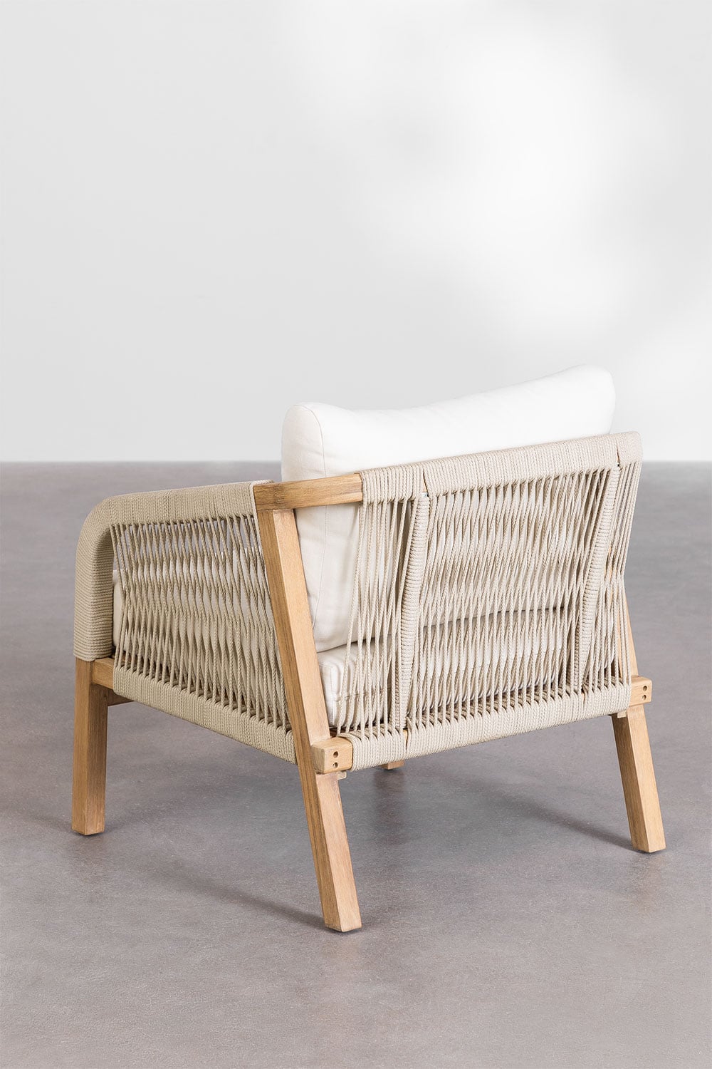 Komplektas DEXTER, sofa, 2 foteliai ir staliukas, balta (2 var.)