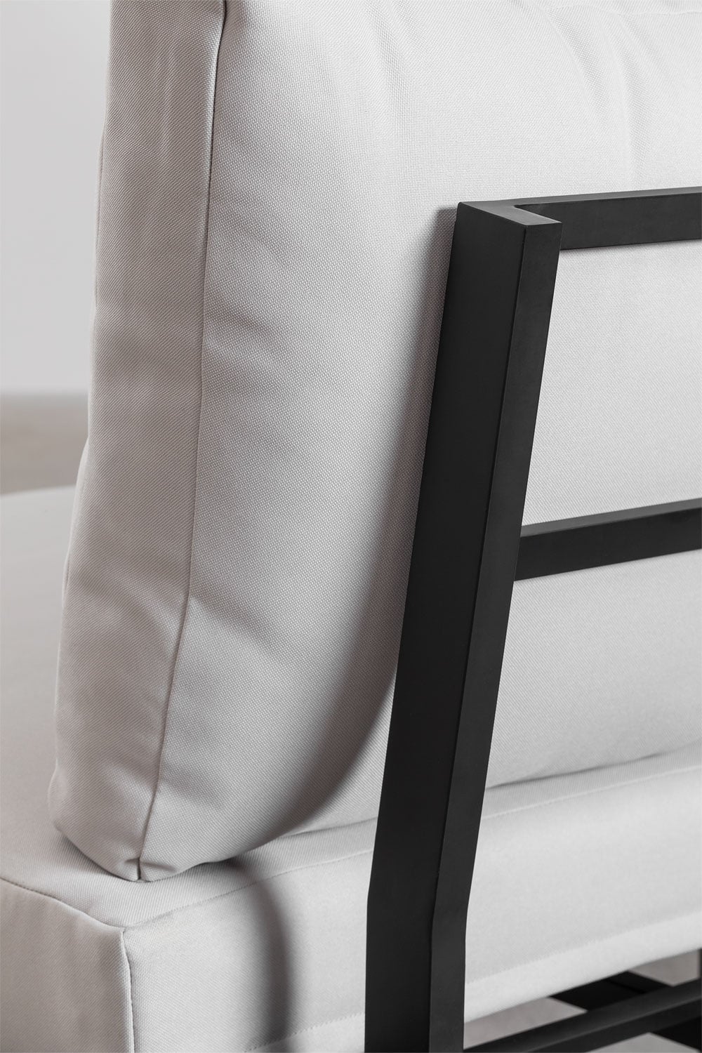 Komplektas KAMPINO, kampinė sofa, juoda