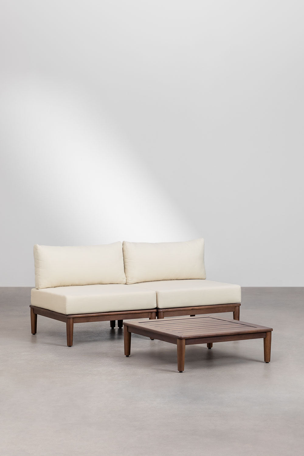 Komplektas MODENA, 2 dalių sofa ir staliukas