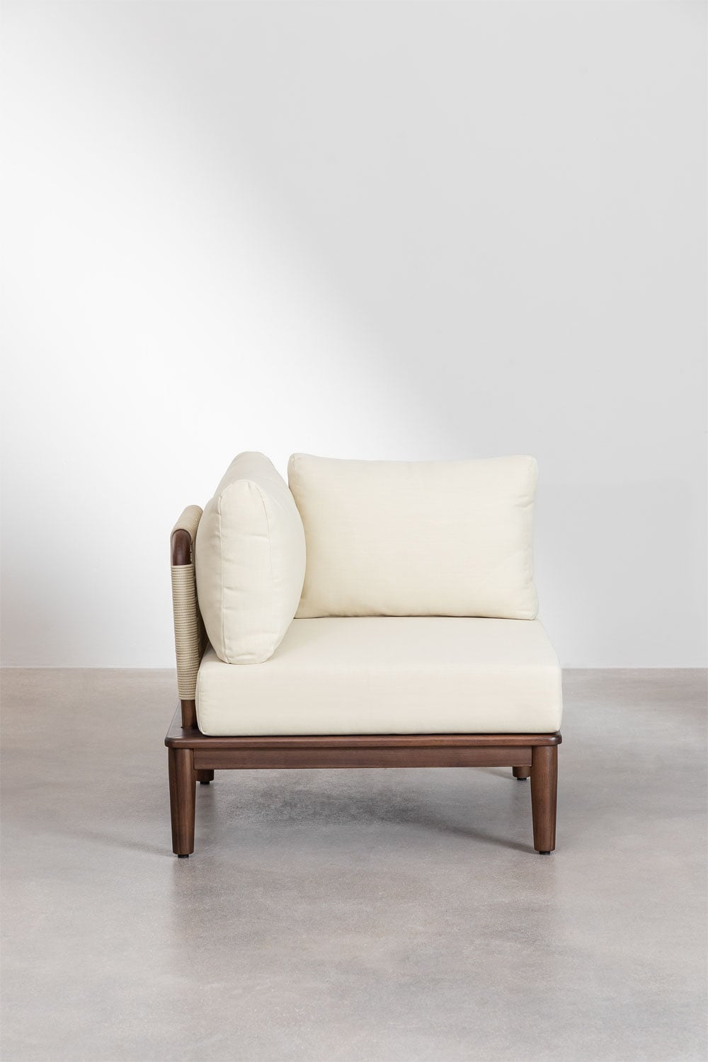 MODENA set, corner sofa, pouffe, and table