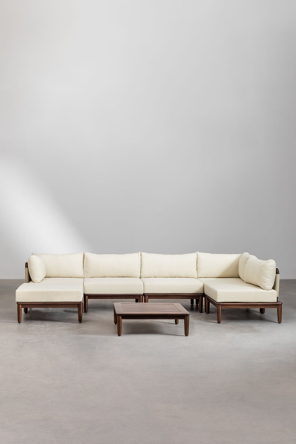 MODENA set, corner sofa, coffee table and ottoman
