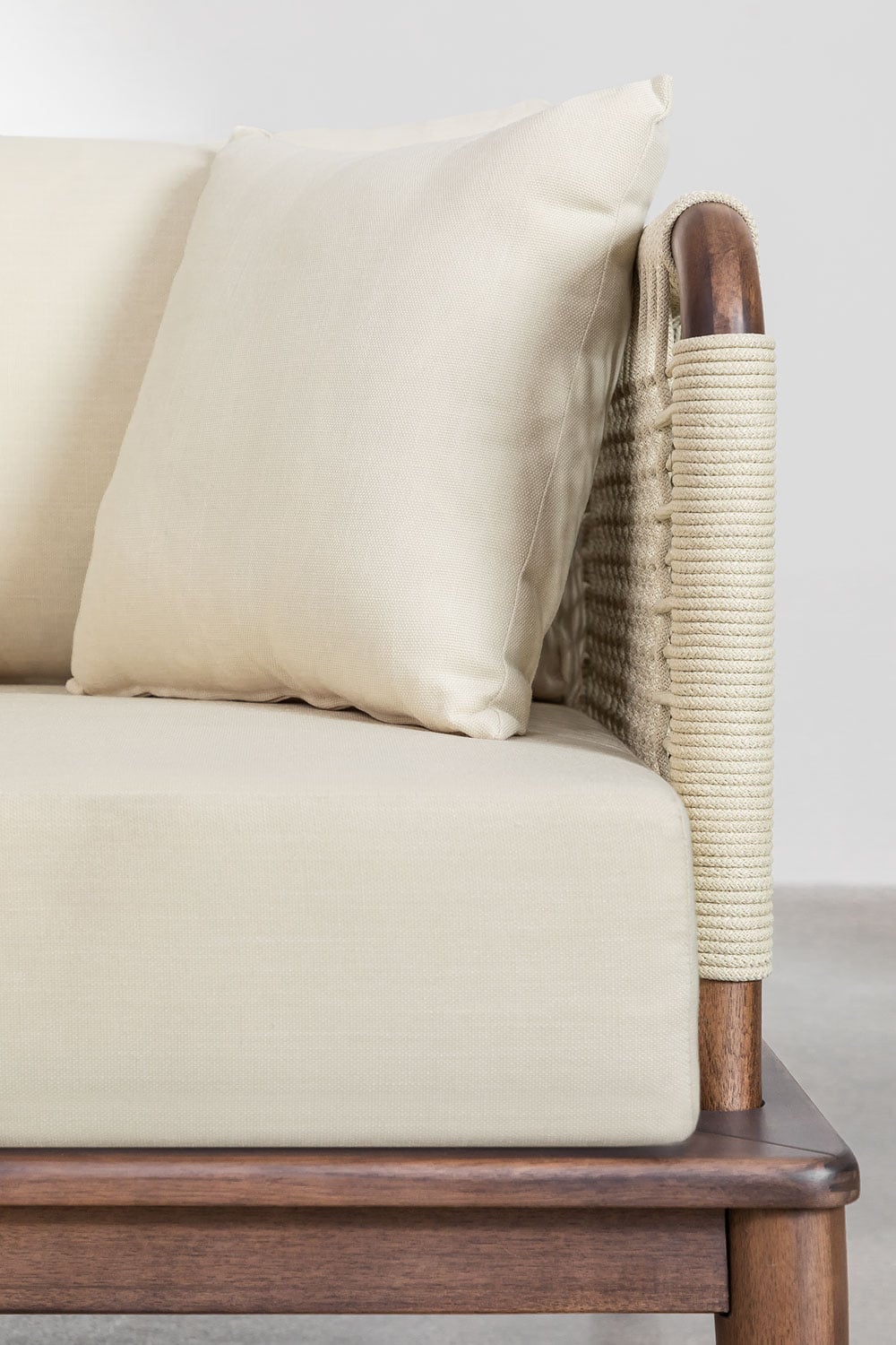 Komplektas MODENA, sofa, pufas ir fotelis (6 vietų)