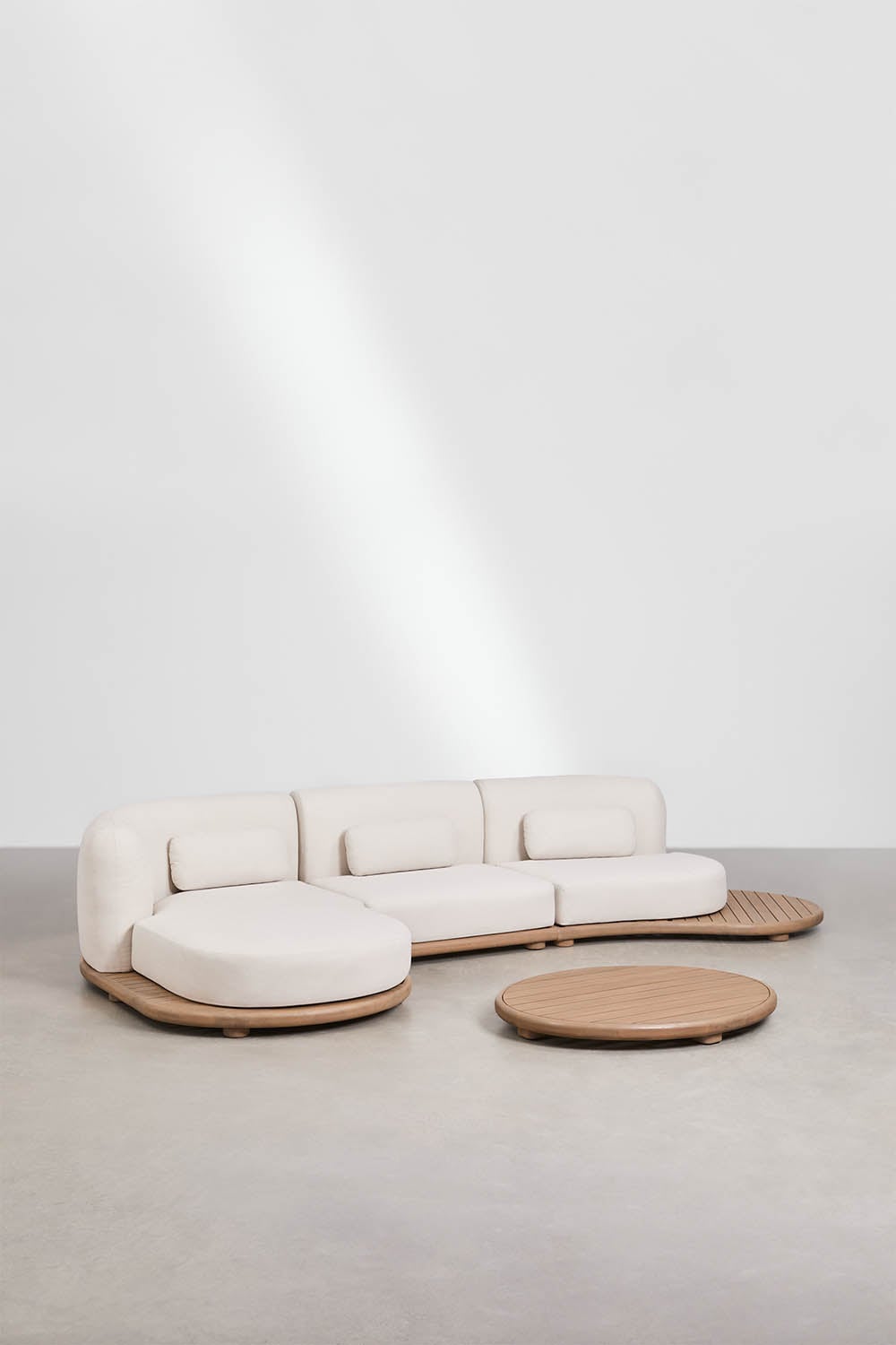 Set NEXO, sofa, chaise longue and coffee table