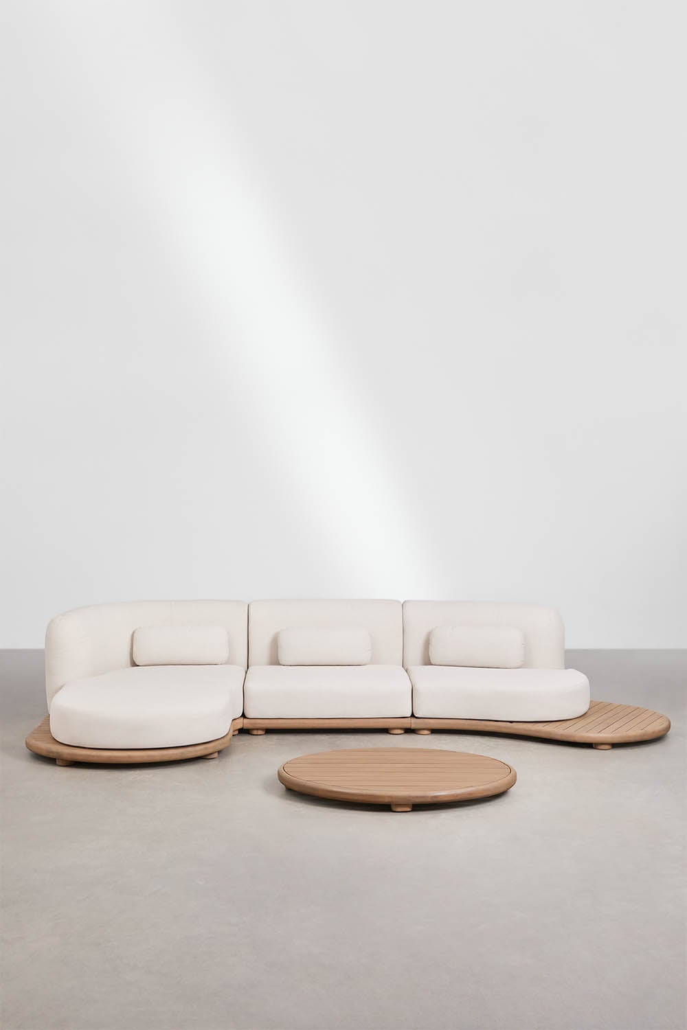 Set NEXO, sofa, chaise longue and coffee table