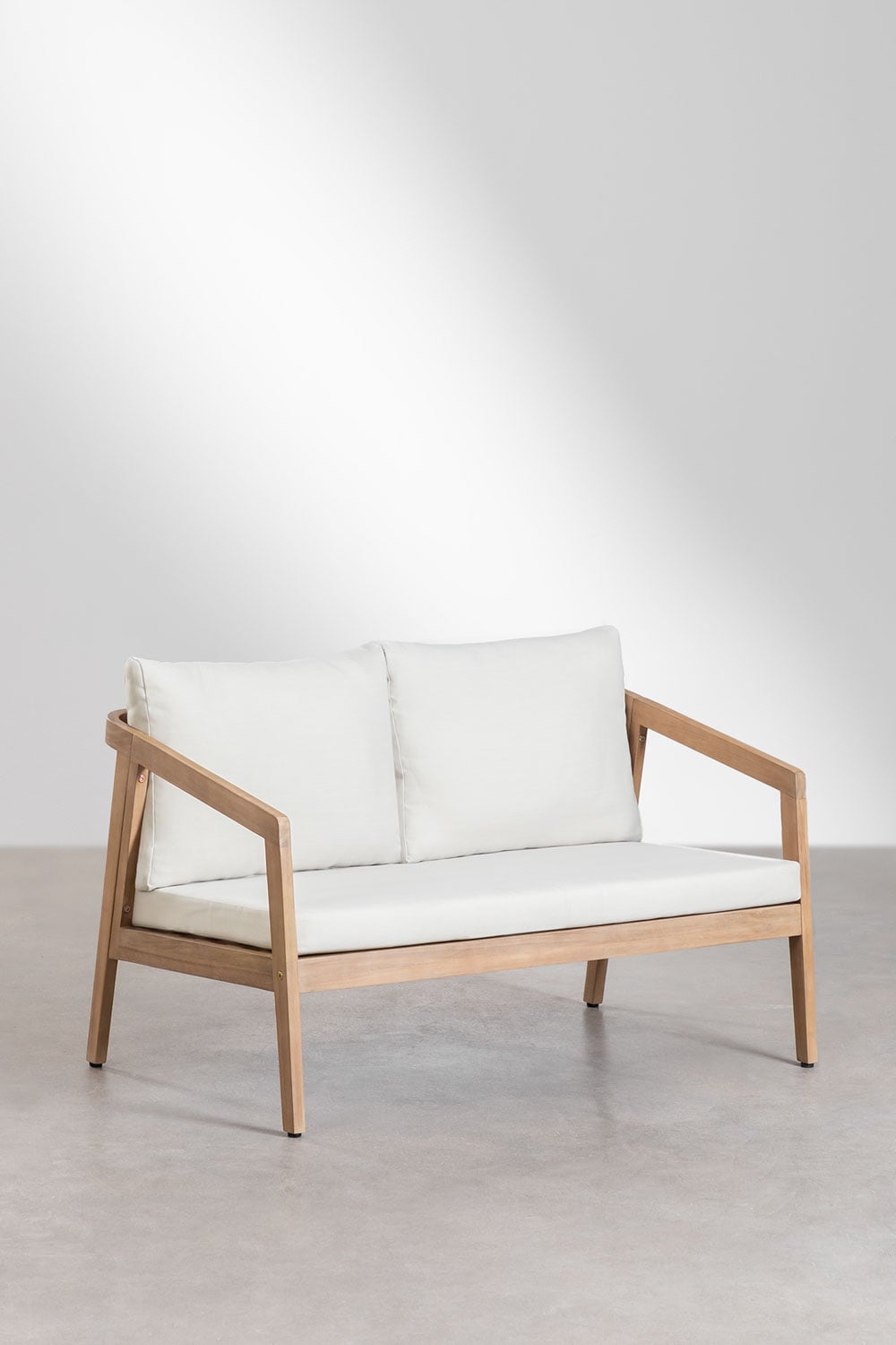 Komplektas VIRVO, sofa, 2 foteliai ir staliukas, šviesus (1 var.)