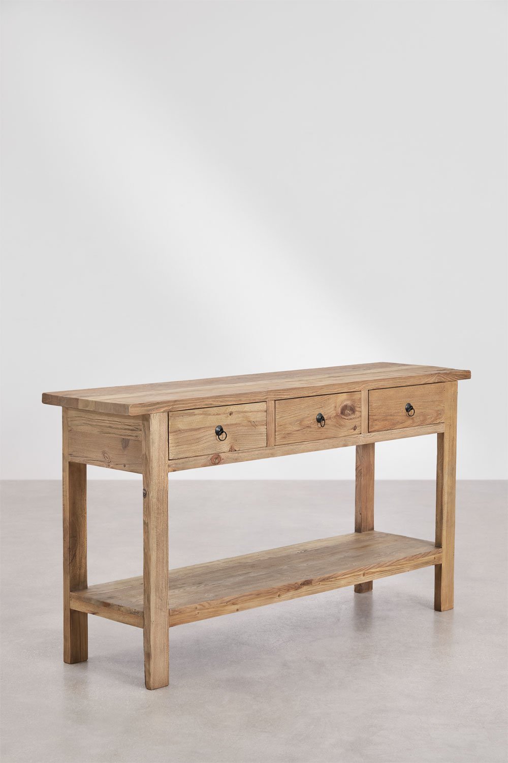 Konsolė KIRENA 170x45 cm iš perdirbtos medienos