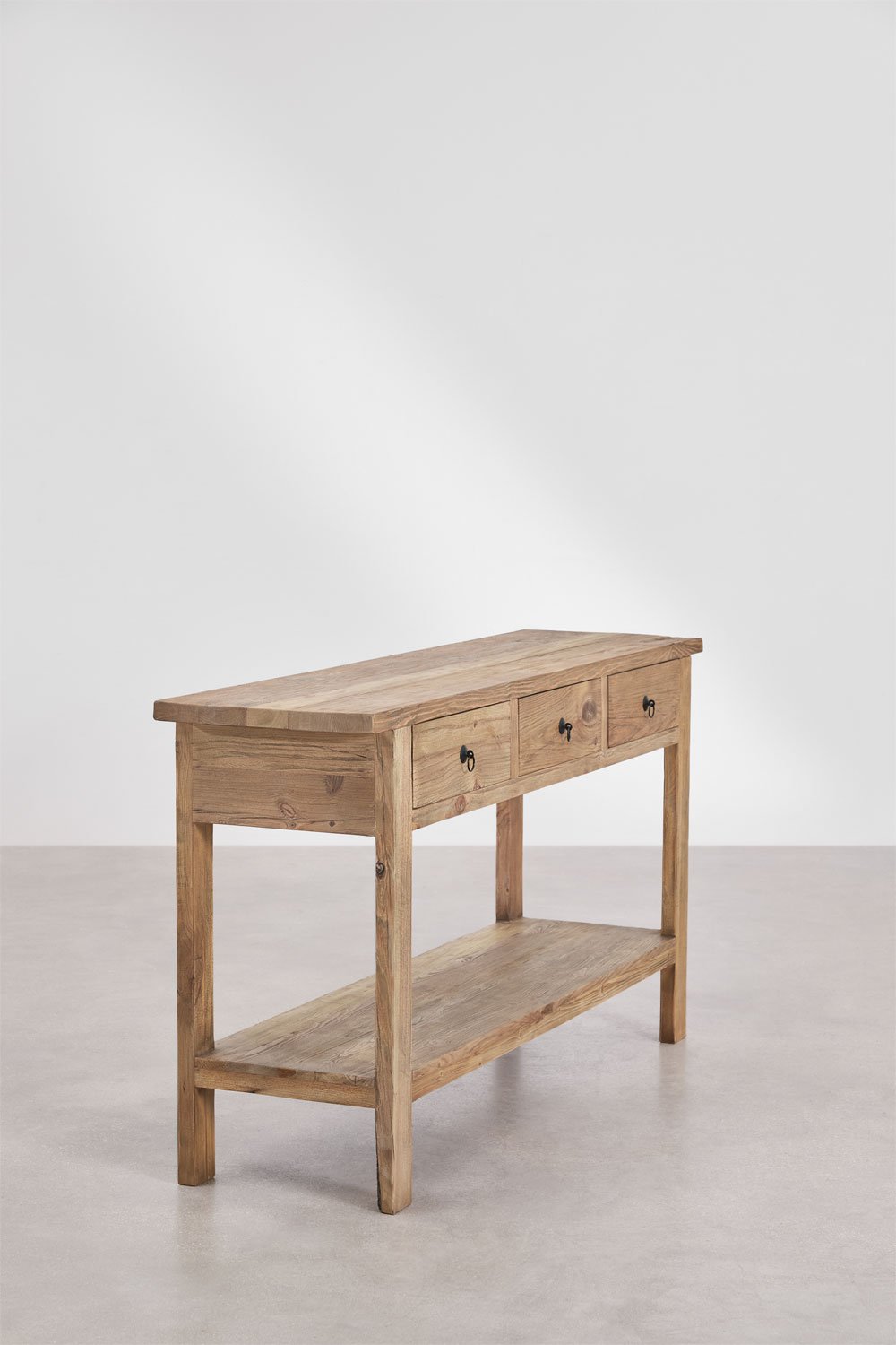 Konsolė KIRENA 170x45 cm iš perdirbtos medienos