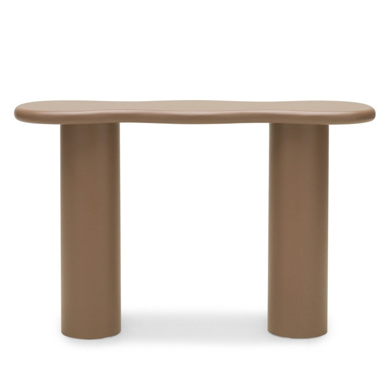 Konsolė/biurkas VANEZZA 120 cm, moka/šviesiai ruda