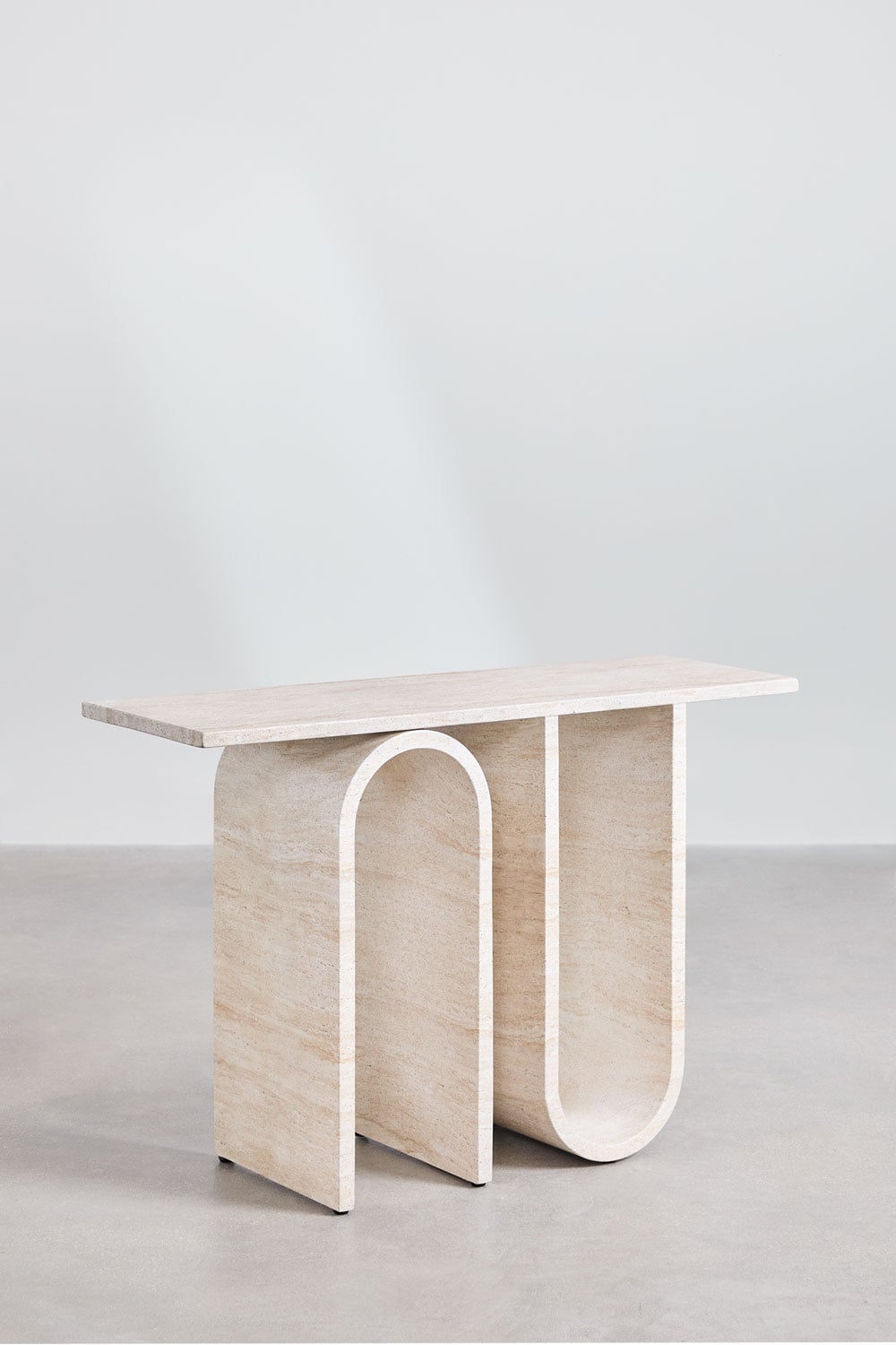 Lauko konsolė KANTERA, travertino efektas